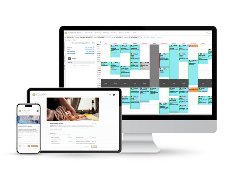 Spa Online Appointment Booking Software | Book4Time by Agilysys